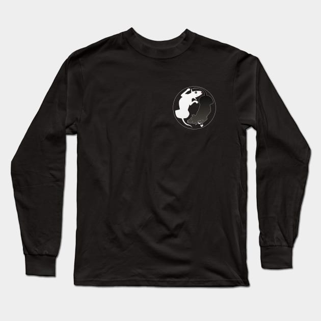 Yin Yang Dogs Long Sleeve T-Shirt by EmmaQuills